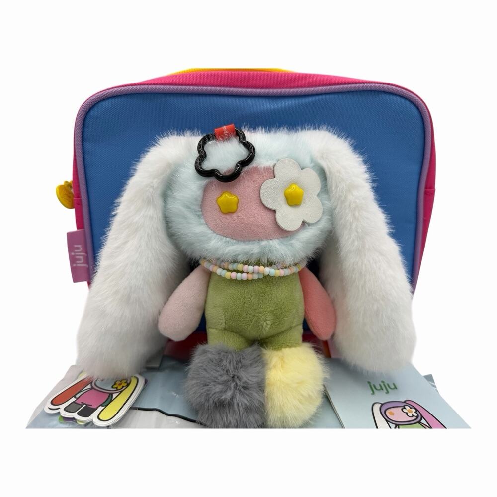CJ Hendry Mismatched JUJU Rare JUJU Plush Keychain w/ Necklace Complete In Hand - Picture 8 of 12